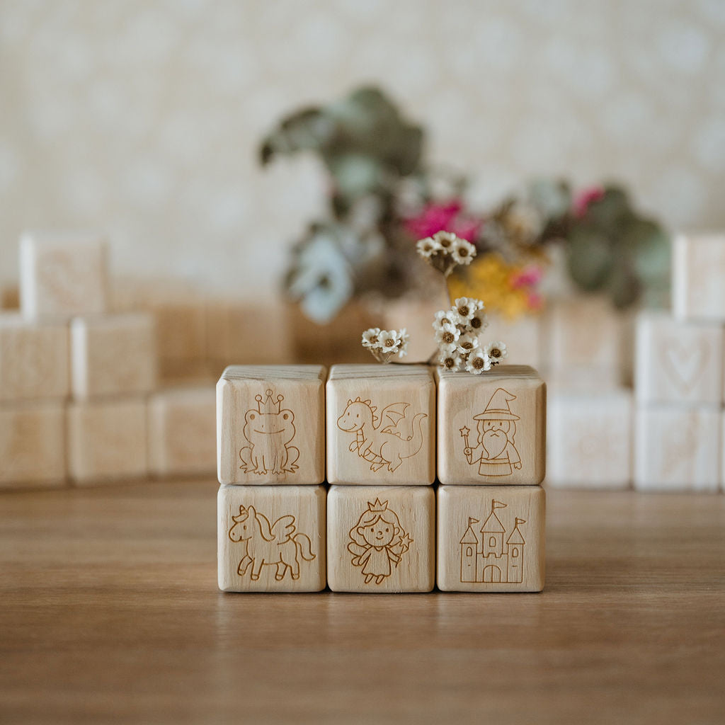 Personalised Wooden Name - Letter Blocks