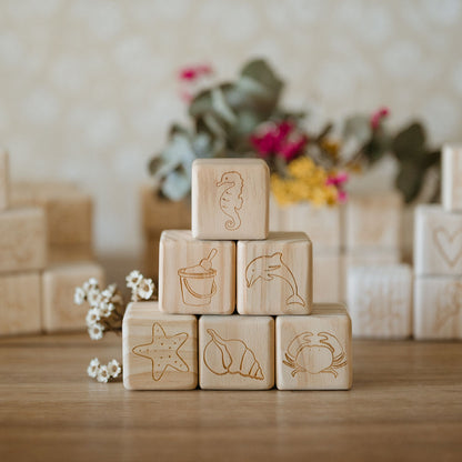 Personalised Wooden Name - Letter Blocks