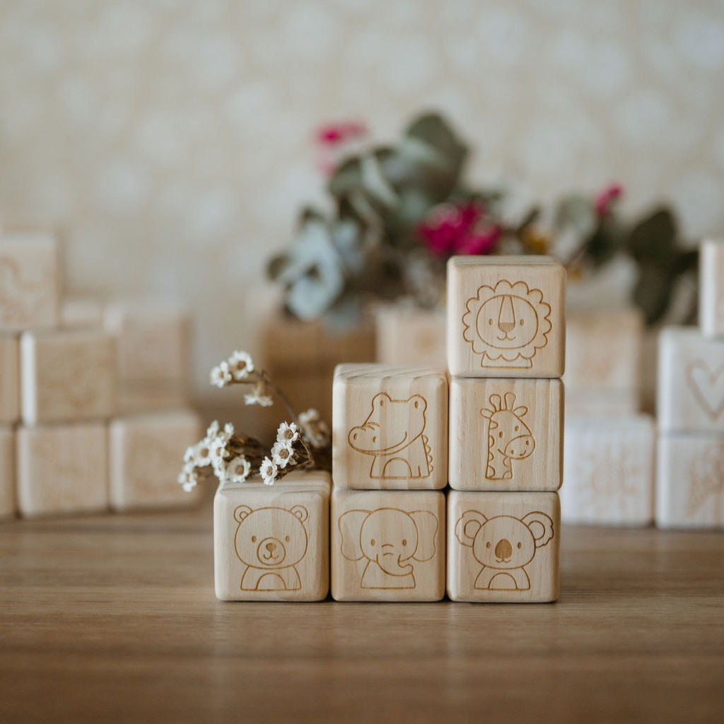 Personalised Wooden Name - Letter Blocks