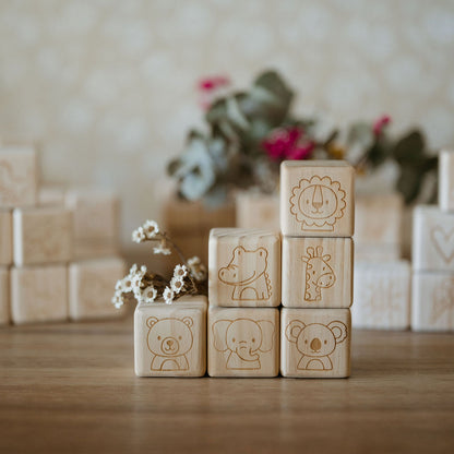 Personalised Wooden Name - Letter Blocks