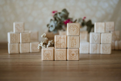 Personalised Wooden Name - Letter Blocks
