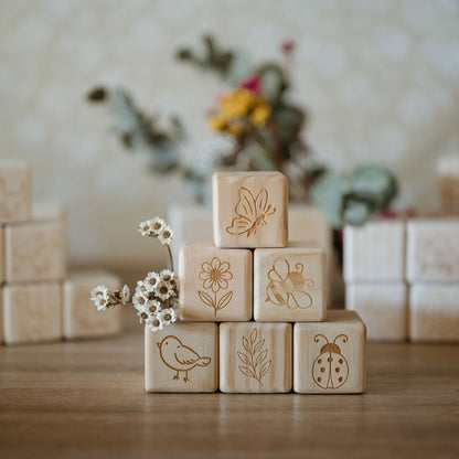 Personalised Wooden Name - Letter Blocks