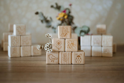 Personalised Wooden Name - Letter Blocks