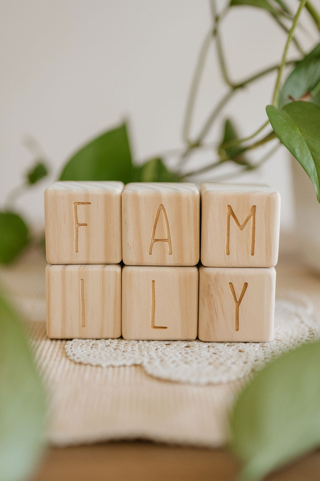Personalised Wooden Name - Letter Blocks