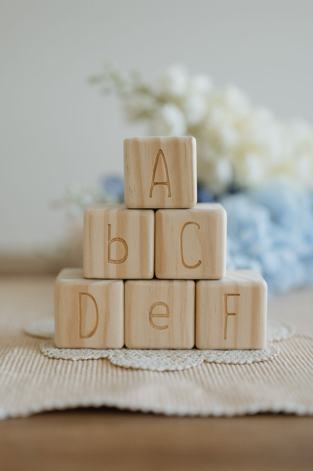 Personalised Wooden Name - Letter Blocks