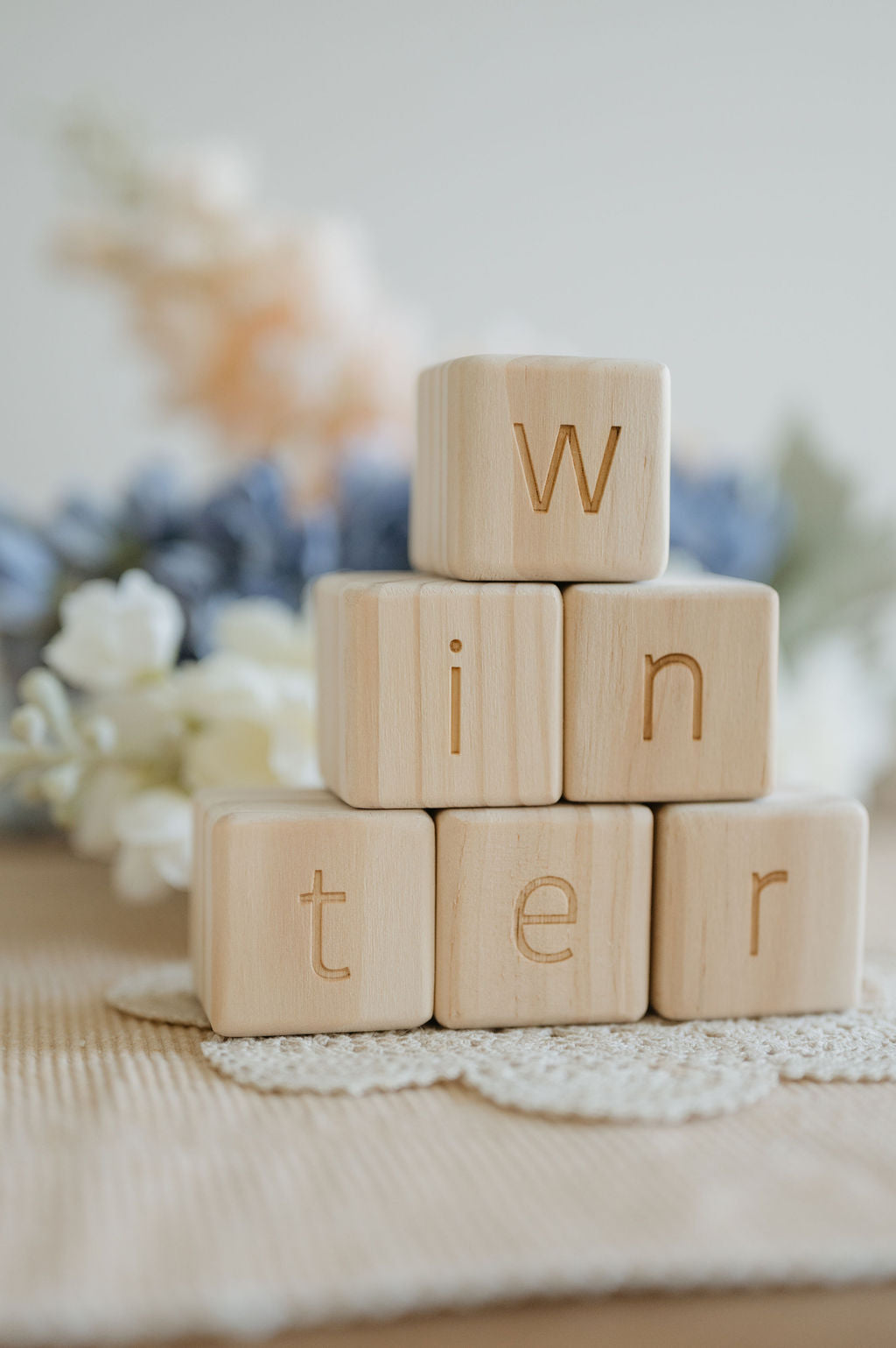 Personalised Wooden Name - Letter Blocks
