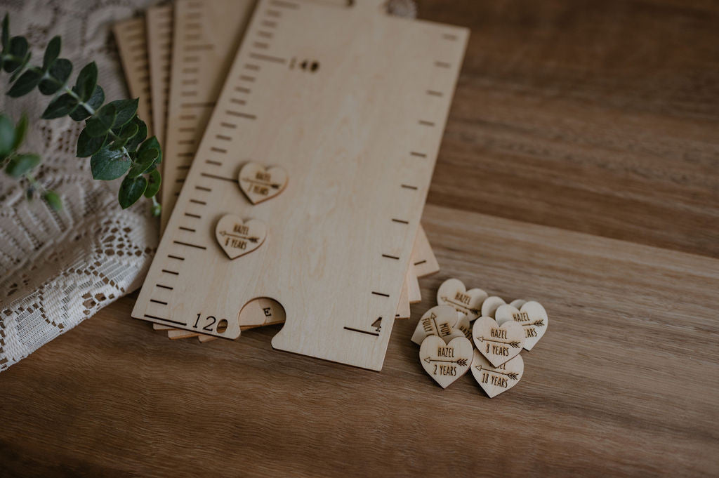 Height Chart Markers - Heart