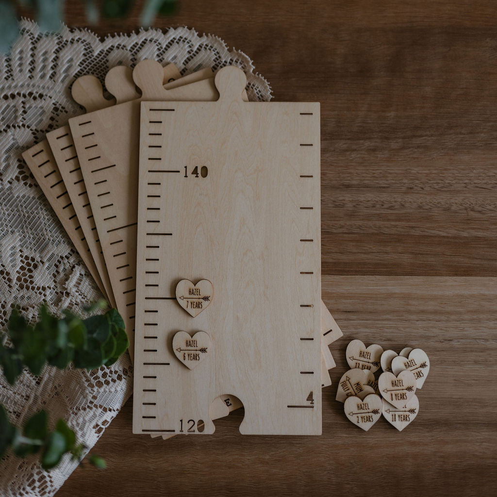 Height Chart Markers - Heart