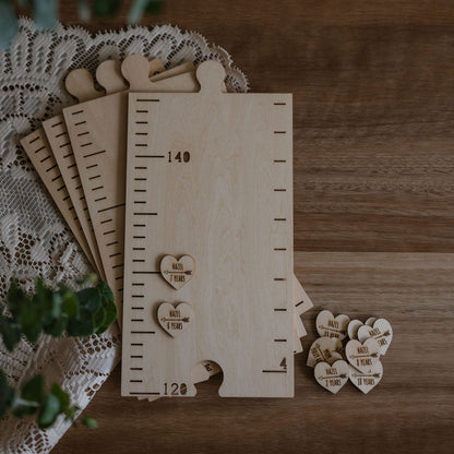 Height Chart Markers - Heart