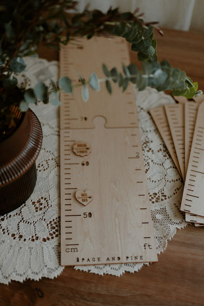 Height Chart Markers - Scallop