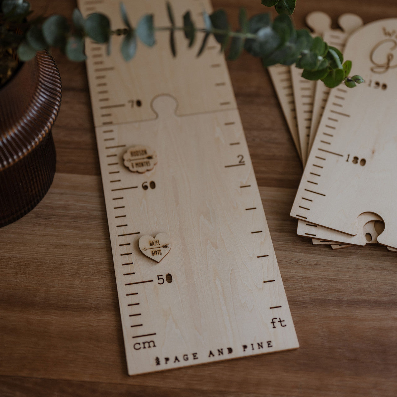 Height Chart Markers - Scallop