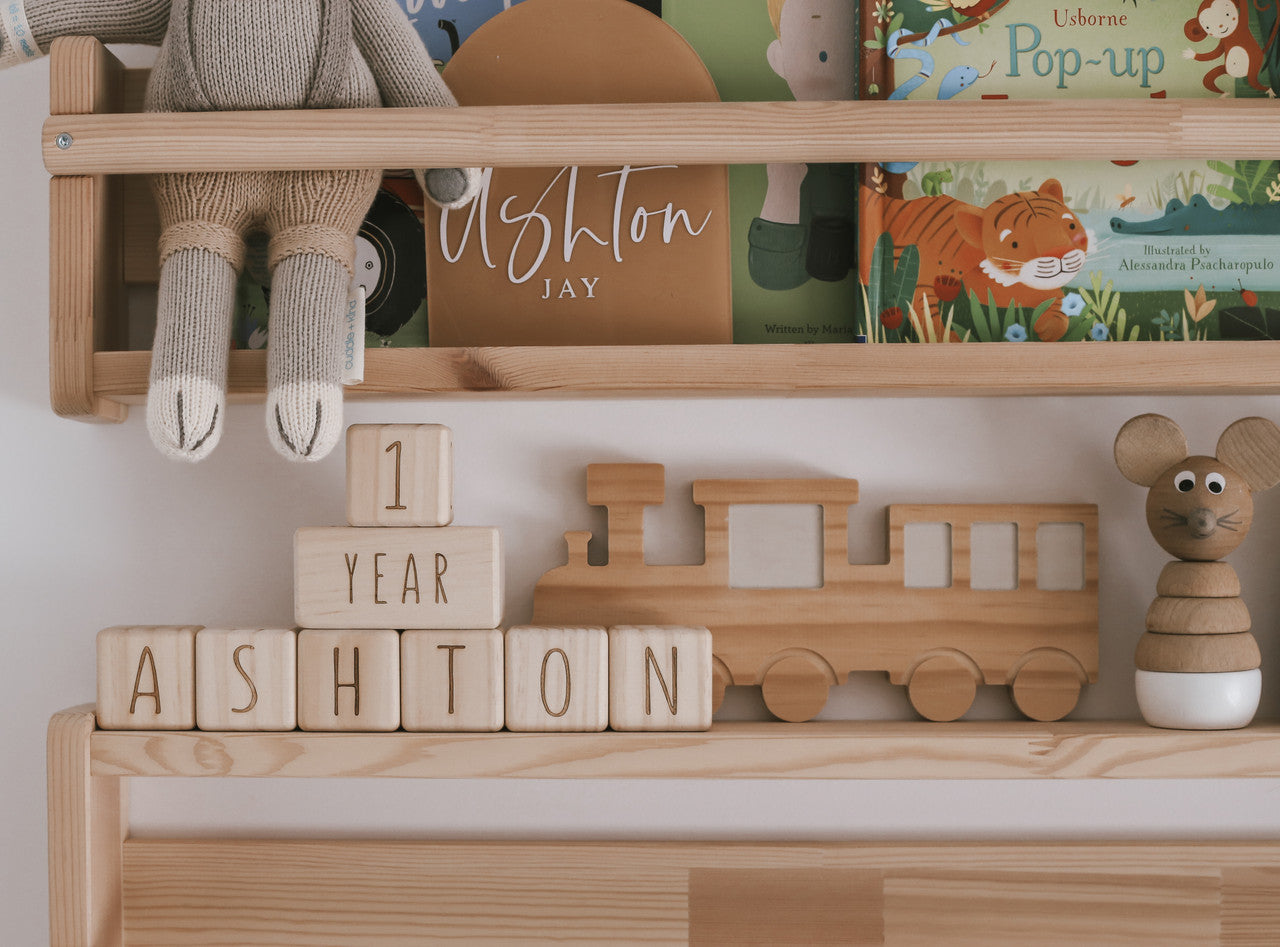 Personalised Wooden Name - Letter Blocks