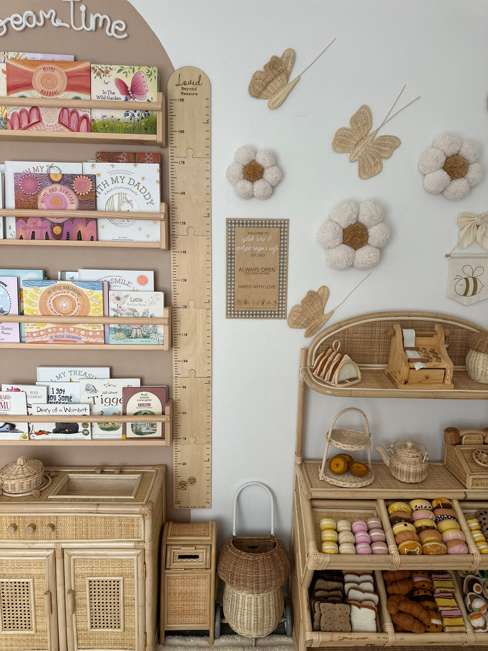 Personalised Timber Height Chart - Round Top