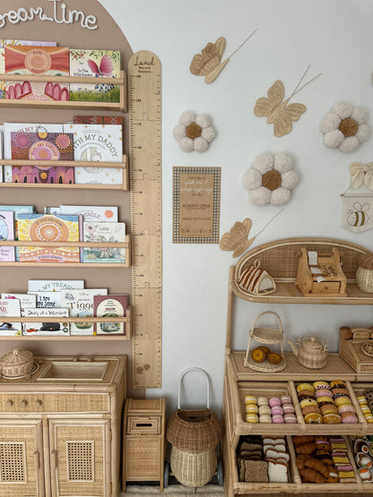 Personalised Timber Height Chart - Round Top