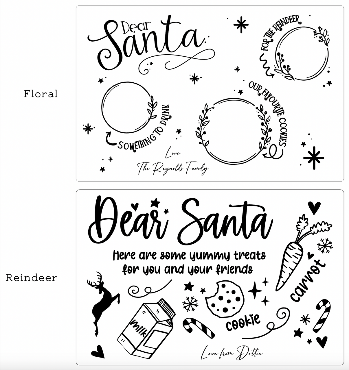 SOLD OUT Santa Snack Board