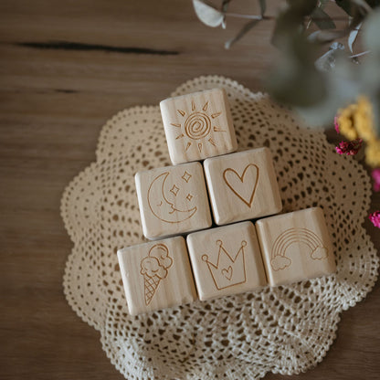 Personalised Wooden Name - Letter Blocks