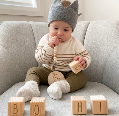 Personalised Wooden Name - Letter Blocks