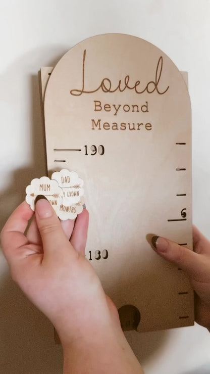 Height Chart Markers - Scallop